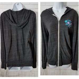 Alternative Earth Gray Zipfront Hoodie Sweater